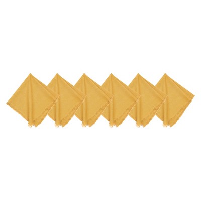 C&F Home Frayed Dandelion Napkin Set of 6