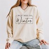 Simply Sage Market Women's Lightweight Garment Dyed Graphic Sweatshirt I Wasn't Made For Winter With Border - 2 of 4