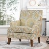 Gulches Beige Yellow Fabric Birch Leg Solid Wood Frame Pocket Spring High Density Sponge Living Room Accent Chair Set of 1 - 4 of 4
