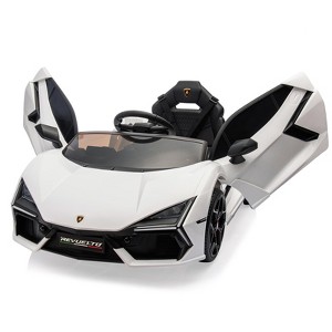 12V Kids Ride On Car, Licensed Lamborghini Revuelto Electric Car for Kids Over 37 Months, Battery Powered Sports Car - 1 of 4
