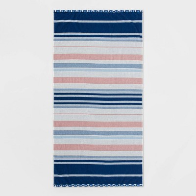 XL Striped Beach Towel - Threshold™
