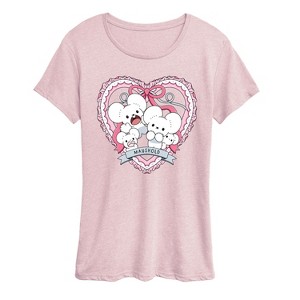 Women's - Pokémon - Maushold 4 Coquette Short Sleeve Graphic T-Shirt - 1 of 2