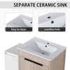 GDFStudio Jocelyn Contemporary Freestanding Bathroom Vanity with Adjustable Shelves and Cabinets - 4 of 4