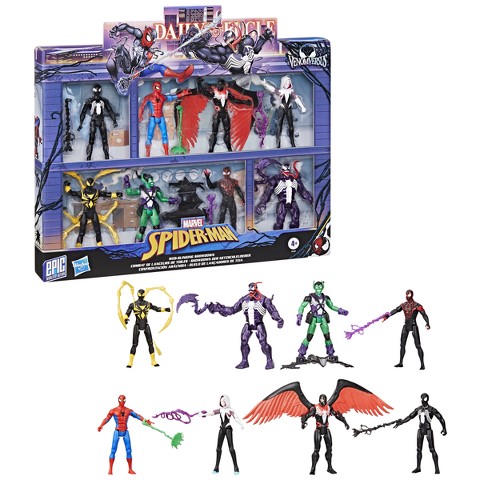 Детские фигурки Spider-Man Marvel Spider-Man Venom vs Epic World of Action Web-Slinging Showdown