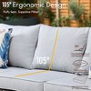 XIZZI Patio Furniture Set 7 Pieces Outdoor Conversation Sets Wicker Sectional Couch Set with Chairs for Garden Backyard Porch - 4 of 4