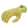 G & F Products Cut Resistant Kevlar Knit Gloves Medium Yellow (1678M) - 2 of 4