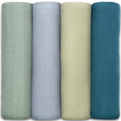 Muslin Swaddle Blankets Neutral Receiving Blanket for Boys and Girls by Comfy Cubs