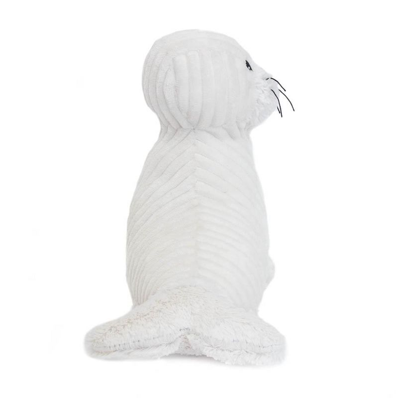TriAction Toys Les Deglingos Originals Plush Animal | White Seal, 3 of 5