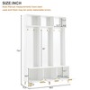NicBex 75.40"H Modern Hall Tree with Storage for Living Room - 3 of 4