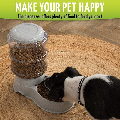 Automatic Pet Feeder and Water Dispenser with Wide Mouth