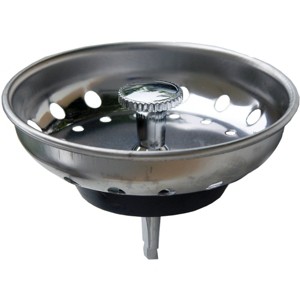 Lasco  3.25 In. Chrome Post Style Basket Strainer Stopper 03-1053 - 1 of 1