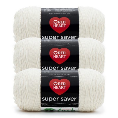 Red Heart Super Saver Yarn 3/Pack-Aran Yarn