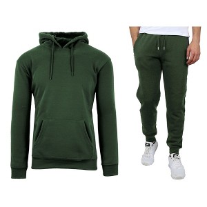 Rudolph Men's Slim Fit Fleece-Lined Pullover Hoodie & Jogger 2-Piece Set - 1 of 2