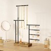 Sriracha Jewelry Organizer Stand, Extra Tall Necklace Holder Jewelry Holder, 4-Tier Earring Holder Organizer, Jewelry Display - 2 of 3