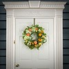 24" Artificial Lemons, Hydrangeas and Buttercups Wreath - National Tree Company - image 2 of 3