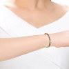 Guili Rainbow Radiance 14K Gold Plated Bangle Bracelet with Multi-Colored Cubic Zirconia for a Vibrant and Elegant Statement - 3 of 3