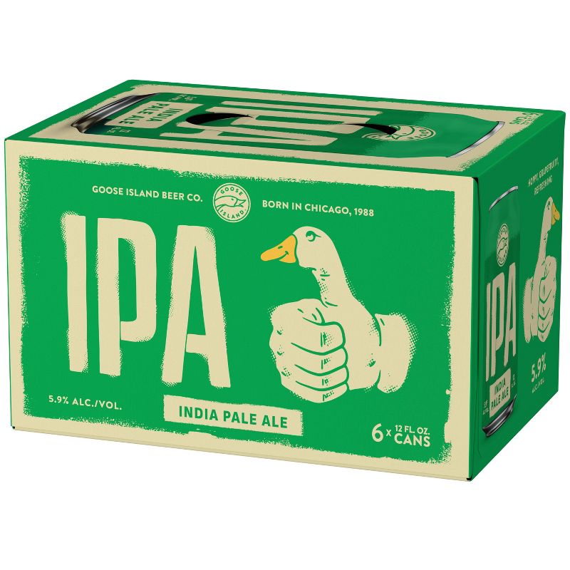 Goose Island IPA Beer - 6pk/12 fl oz Cans, 3 of 12