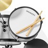 Gammon 3-Piece Junior Drum Set, Beginner Drum Kit with Throne, Cymbal, and Drumsticks - 4 of 4