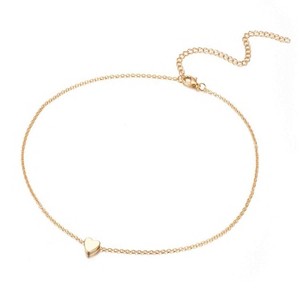 Maya's Grace Small Heart Pendant Choker Necklace for Women - 1 of 3