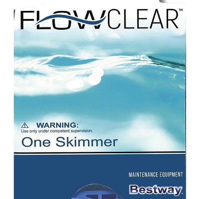 Bestway Flowclear Blue Mesh Pool Cleaning Skimmer Net, 17" Wide