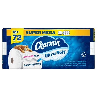 Charmin Ultra Soft Mega Roll Toilet Paper, 24 rolls - Gerbes Super Markets