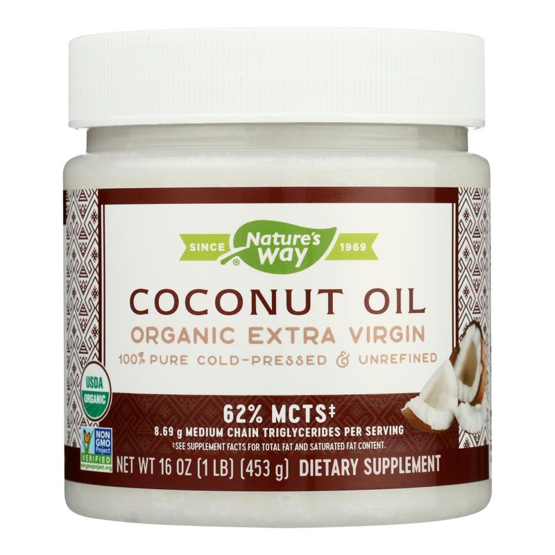 Nature's Way Organic Unrefined Extra Virgin Coconut Oil - 16 oz, 1 of 7