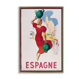 Stupell Industries Vintage Spain Travel Advertisement, 31" x 21" - 1 of 4