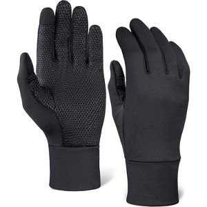 Tough Outdoors Running Gloves for Men & Women - Winter Liners & Touchscreen - Lightweight & Hiking Gloves - 1 of 4