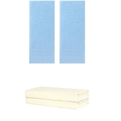 REGALWOVEN Bath Hands Towel Sets For Bathroom, Gym, SPA 2 Pack