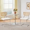 Yaheetech 18.5"H Mid-Century Modern Dining Chairs with Mesh Rattan Back, Set of 2 - 2 of 4