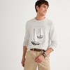 Lands' End Men's Classic Cotton Drifter Signal Flags Crew Neck Sweater - 4 of 4