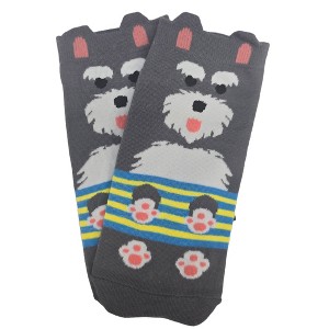 Cute Dog Patterned Ankle Socks from the Sock Panda (Women - Adult Medium) - 1 of 3