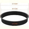 Acekool  Outdoor Fire Pit Ring, Smokeless Design, Black Steel, Ventilated, 8-Piece Easy Assembly, Above-Ground or In-Ground Use, Garden & Patio - 2 of 4