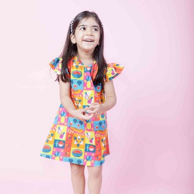 Ola! Otter A-Line dress - Mixed Fruit- Multicoloured