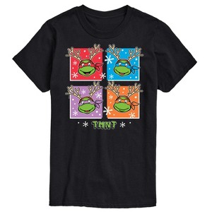 Men's - Teenage Mutant Ninja Turtles - Reindeer Turtles Short Sleeve Graphic T-Shirt - 1 of 4