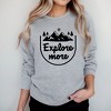 Simply Sage Market Women's Graphic Sweatshirt Explore More Mountain - 2 of 3