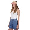 Tahari Women's Marled Straw Visor Hat with Fabric Band - Packable Straw Hat for Women - 3 of 4