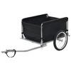 VidaXL Bike Trailer Black and Yellow 143.3 lb - 3 of 4