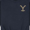 Men's - Yellowstone - Y Brand Left Chest Graphic Fleece Sweatshirt - 2 of 4