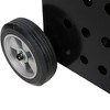 Firewood Cart, fireplace log rolling cart, wood rack , heavy duty in door outdoor rolling cart - 3 of 4