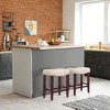 WestinTrends 24" Upholstered Saddle Seat Counter Stool - 2 of 4