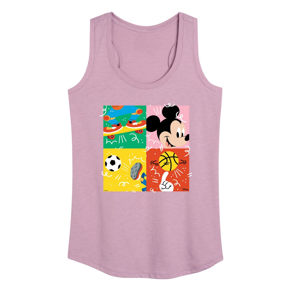 Women's - Disney - Sports Grid Graphic Racerback Tank - thumbnail 9