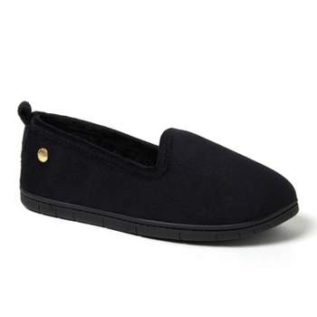 Dearfoams Women's Rachel Velour Closed Back House Slipper