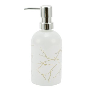 Unique Bargains Simple Cylindrical Soap Pump Dispenser for Bathroom 400ml 1 Pc - 1 of 4