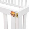 NicBex Twin/Full/Queen Wood Floor Bed,Toddler Floor Bed Frame with Fence and Door,Montessori Floor Bed for Kids,Girls,Boys - 4 of 4