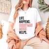 Christmas Music Helps - Women's Short Sleeve Graphic T-Shirt - 3 of 4