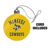 McNeese State University Cowboys Logo Acrylic Christmas Tree Holiday Ornament - 3 of 4