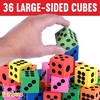 Playbees Big Foam Dice Set 36 Pack ideal for Kids - image 2 of 4