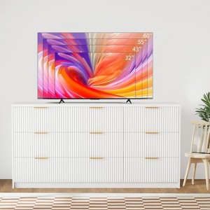 8/9 Drawer Dresser for Bedroom, Fluted Dresser with Smooth Slides - 1 of 4