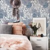 NuWallpaper Secret Garden Peel and Stick Wallpaper Navy: Removable Vinyl, Self-Adhesive, Smooth Finish, 28.2 Sq Ft Coverage - 3 of 4